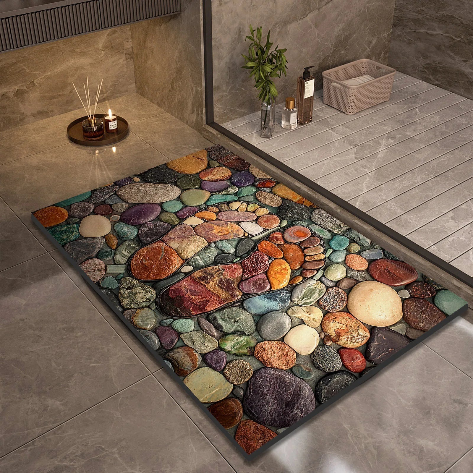 STONEDRY BATH MAT – Kieselgur-Badematte für Sicherheit & Komfort