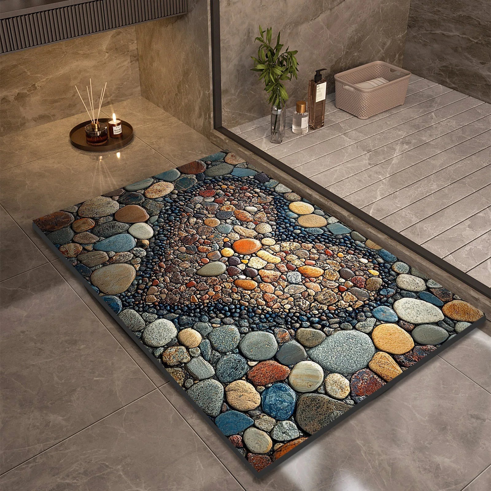 STONEDRY BATH MAT – Kieselgur-Badematte für Sicherheit & Komfort