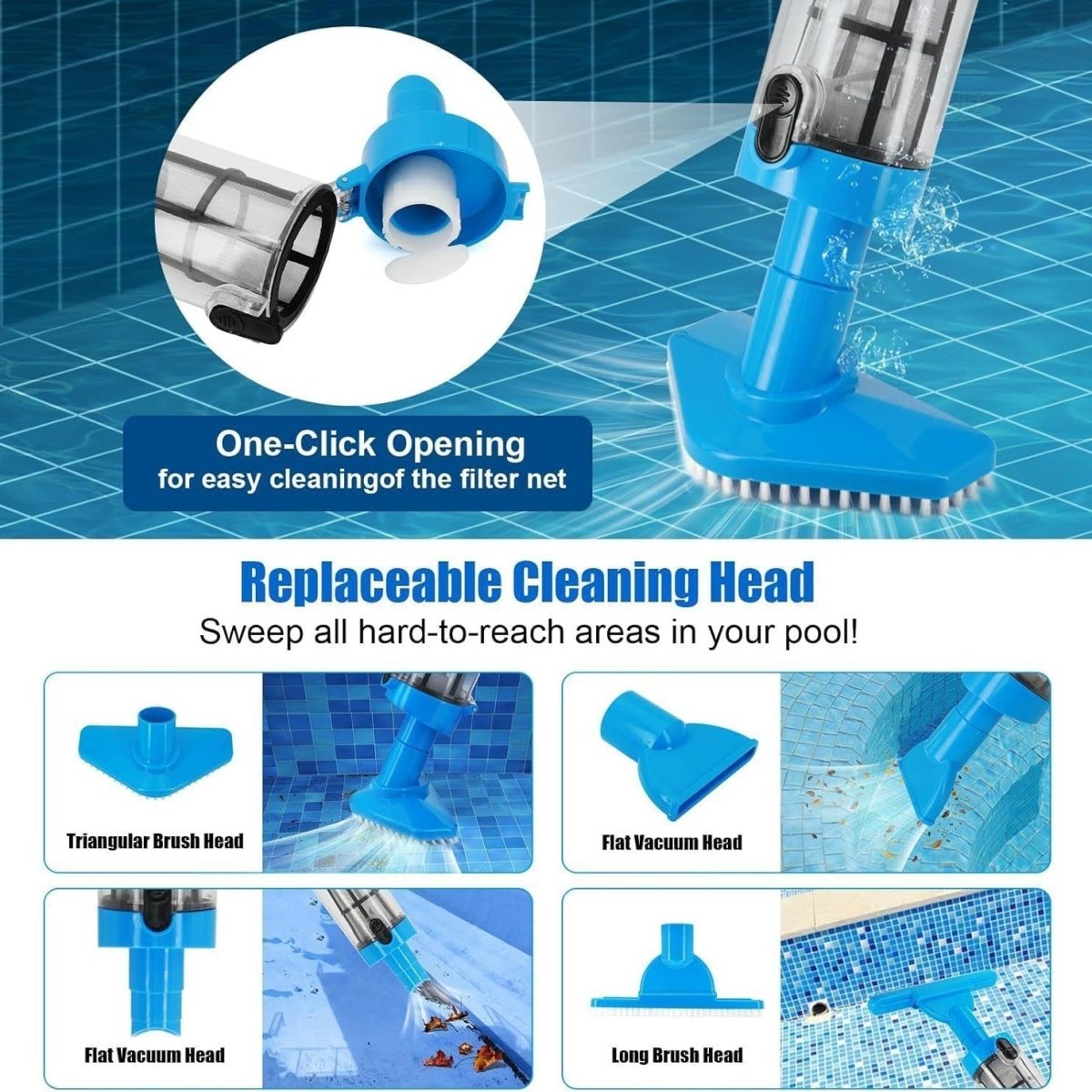 POOLMATE – Aspiradora inalámbrica para piscina para una limpieza sin esfuerzo