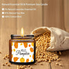 AutumnGlow – Candela profumata in cera di soia con design autunnale