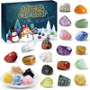 CrystalCharm Adventskalender 2025 – 24 funkelnde Naturkristalle für den Weihnachts-Countdown