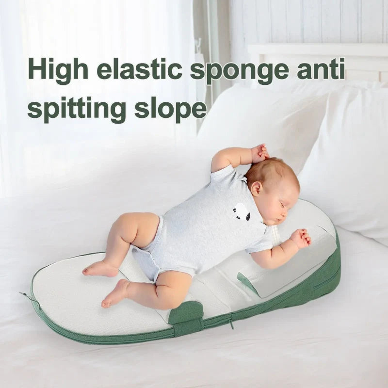BABY DREAM SUPPORT – Cuscino per dormire di lato con inclinazione anti-reflusso per neonati