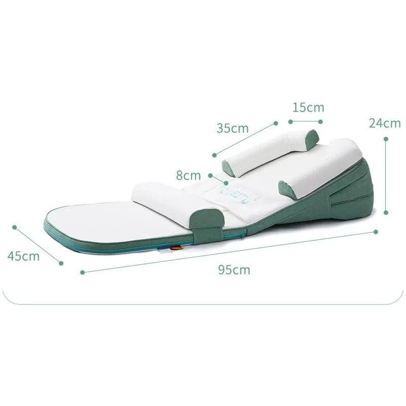BABY DREAM SUPPORT – Cuscino per dormire di lato con inclinazione anti-reflusso per neonati