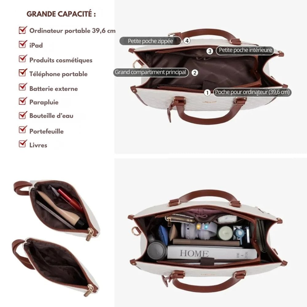 BAGSBALL 2-in-1 – Borsa della spesa elegante con scomparto isolante integrato