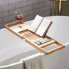 BAMBOREST – Adjustable Bamboo Bathtub Caddy | Functional & Elegant Organizer for Bathroom Accessories 0