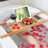 BAMBOREST – Adjustable Bamboo Bathtub Caddy | Functional & Elegant Organizer for Bathroom Accessories 6