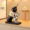 BEARWINE Scaffale – Elegante portabottiglie in ceramica a forma di orso per una conservazione raffinata delle bottiglie