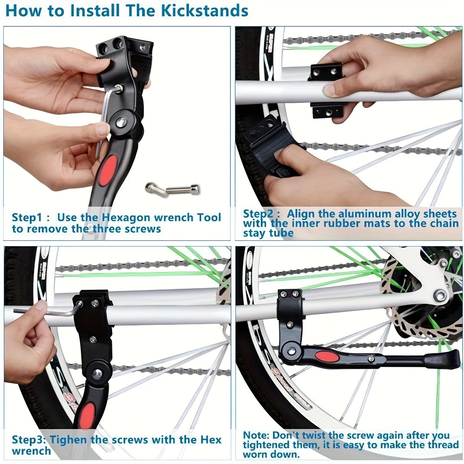 ADJUSTA KICKSTAND – Verstelbare fietsstandaard voor veilig parkeren