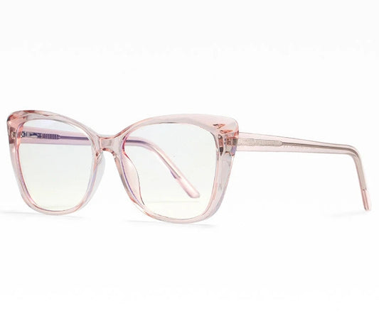 BLUELUX – Montatura elegante per occhiali anti luce blu da donna con gradazione
