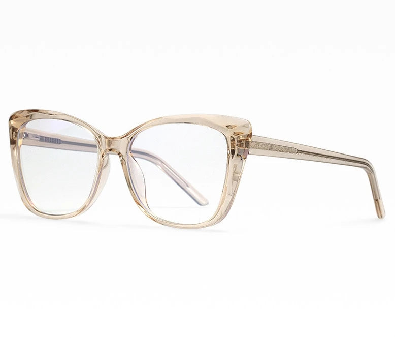 BLUELUX – Montatura elegante per occhiali anti luce blu da donna con gradazione