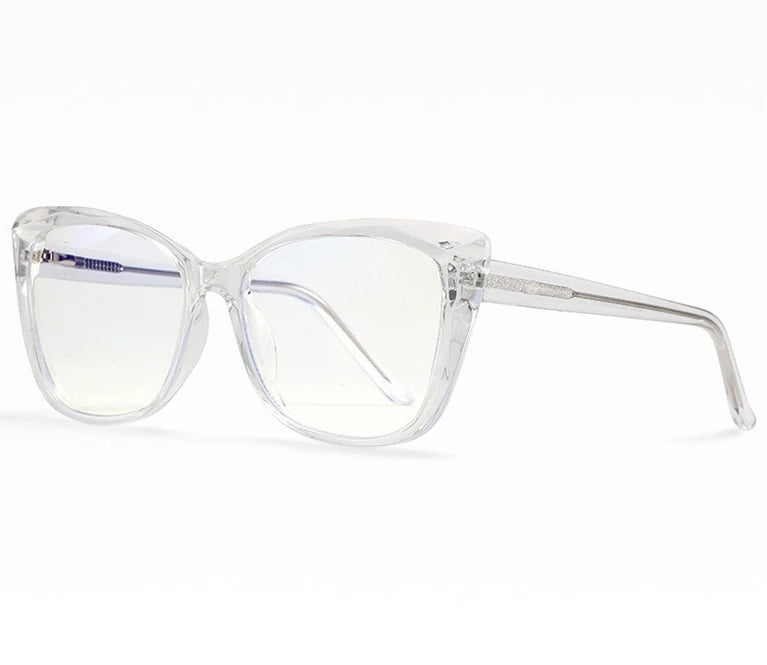 BLUELUX – Montatura elegante per occhiali anti luce blu da donna con gradazione