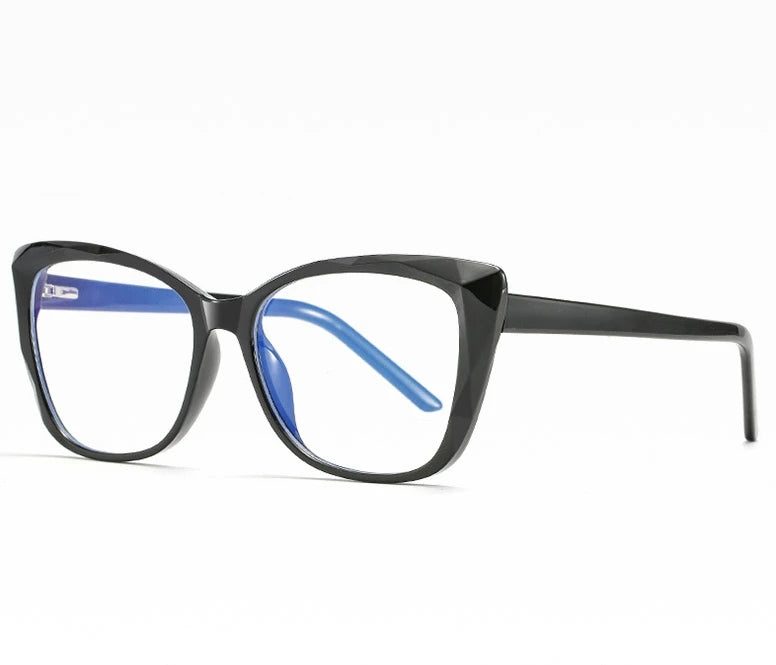 BLUELUX – Montatura elegante per occhiali anti luce blu da donna con gradazione