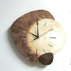 Brie - Horloge murale moderne en bois