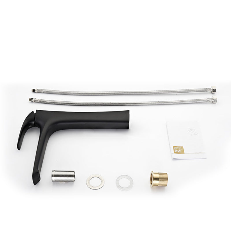 Rubinetto per lavabo BRASSLINE – Elegante rubinetto in ottone massiccio nero antico