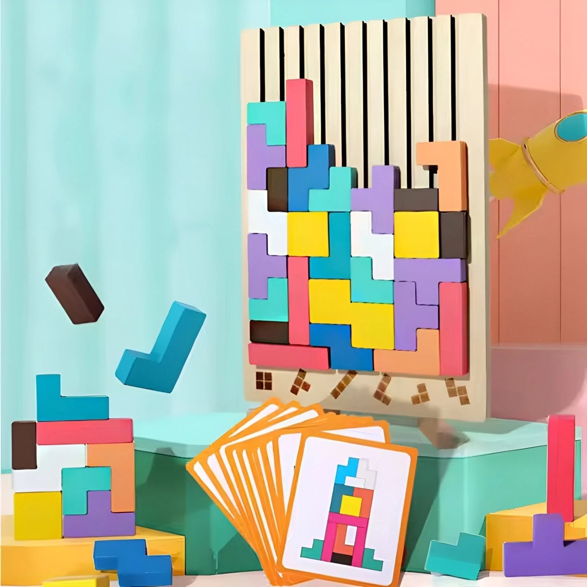 MINDSHAPES – Puzzle in legno 3D per apprendimento creativo