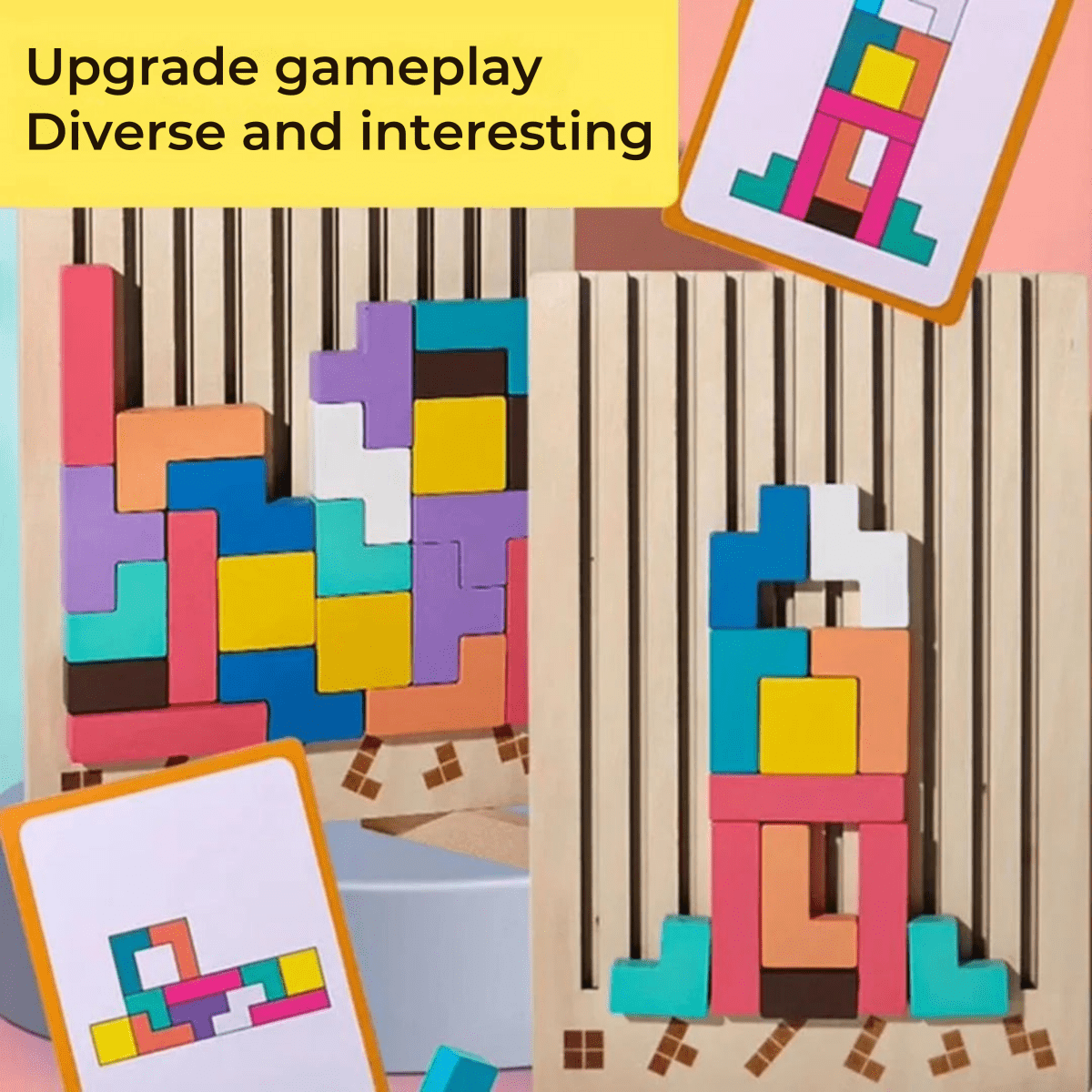 MINDSHAPES – Puzzle in legno 3D per apprendimento creativo