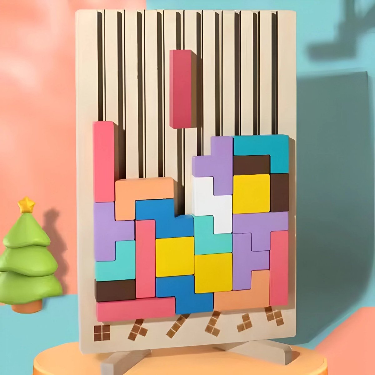 MINDSHAPES – Puzzle in legno 3D per apprendimento creativo