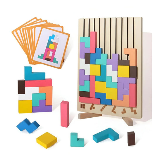 MINDSHAPES – Puzzle in legno 3D per apprendimento creativo