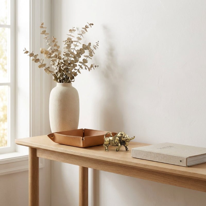 BULLSTONE - Hochwertige Messing Stierfigur für elegante Büro- und Wohnraumdekoration 6