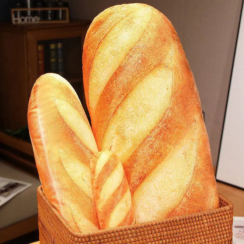 LOAFLINA – Plüschkissen im Baguette-Design für Komfort & Stil