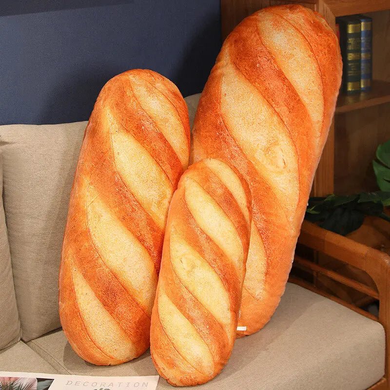 LOAFLINA – Plüschkissen im Baguette-Design für Komfort & Stil