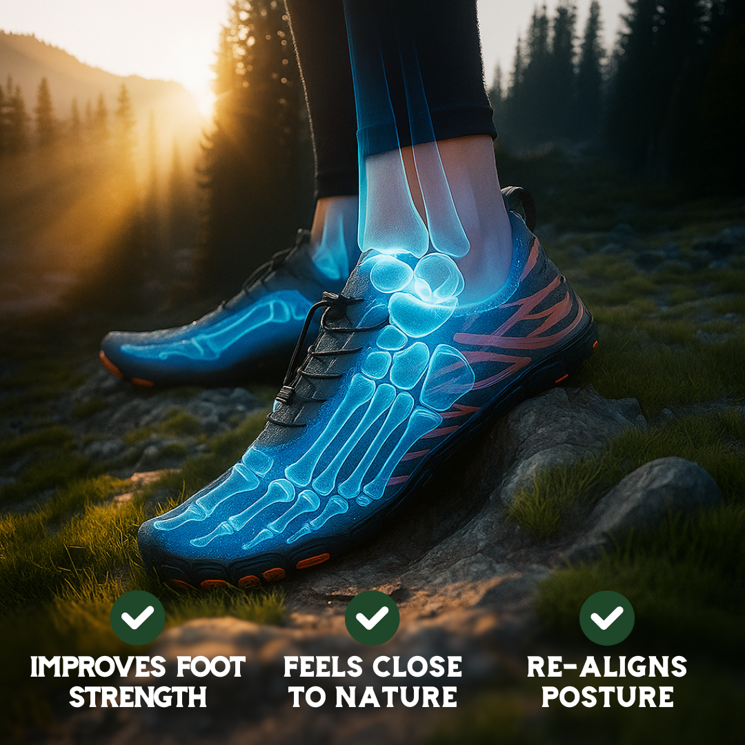 BareForm Pro – Scarpe da trekking barefoot per comfort senza dolore e postura naturale