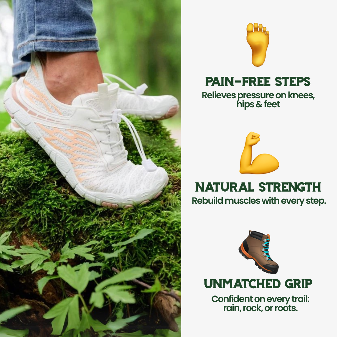 BareForm Pro – Scarpe da trekking barefoot per comfort senza dolore e postura naturale