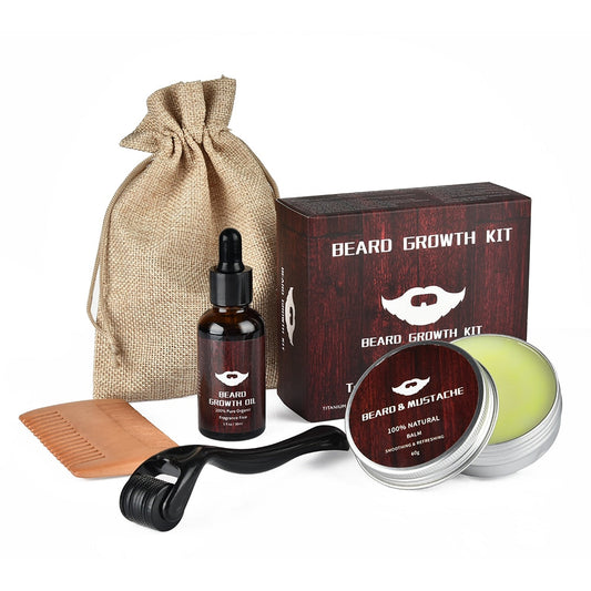 Bartboost – Kit per la crescita della barba per una barba più folta e una pelle sana