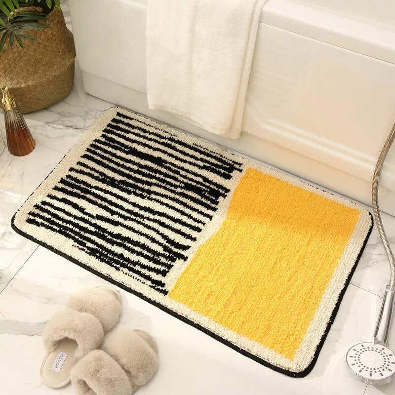 BathCush – Weiche Badmatte mit rutschfester Unterseite für elegantes Badezimmer