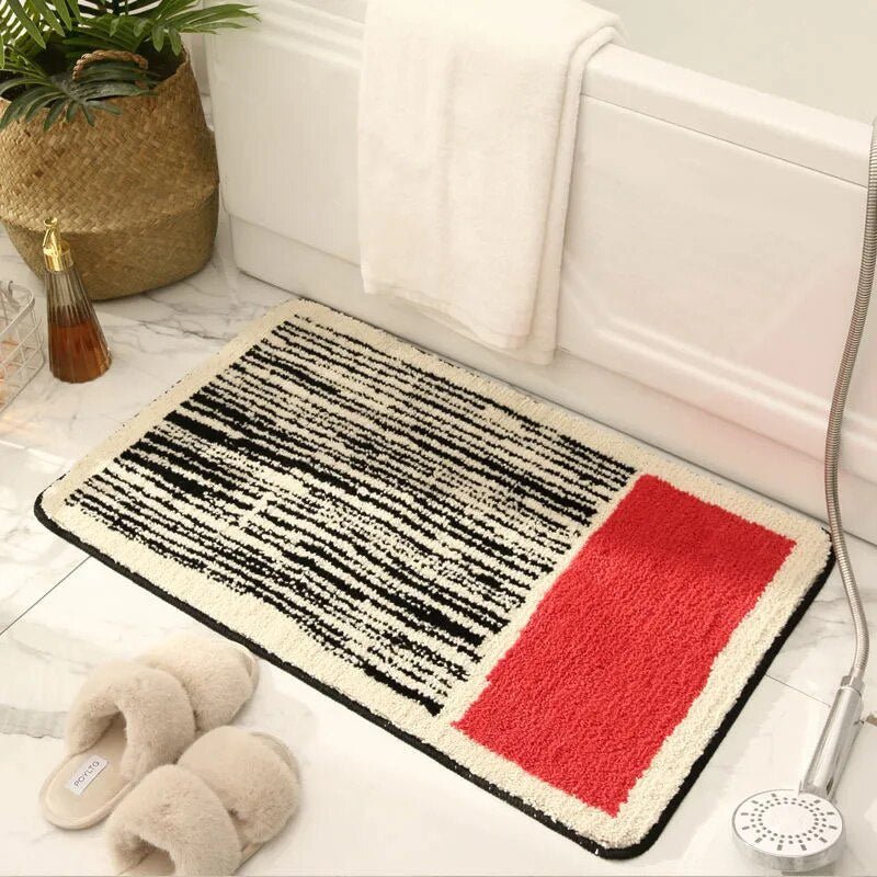 BathCush – Weiche Badmatte mit rutschfester Unterseite für elegantes Badezimmer