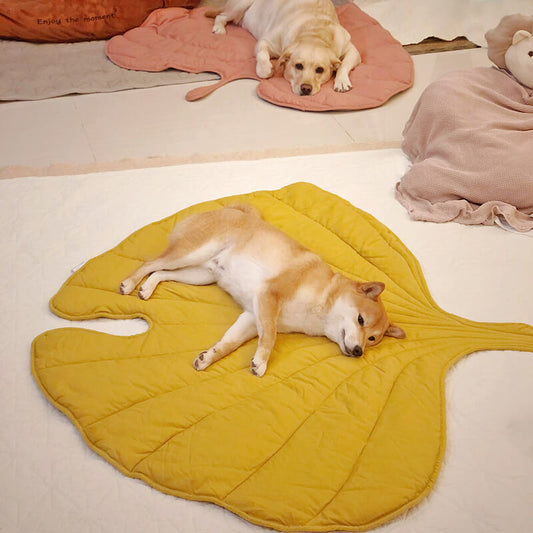 LEAFNEST – Blätterförmige Hundedecke für Komfort & Wohnstil