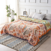 Boho-Chic – Coperta in cotone con motivo floreale boho