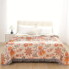 Boho-Chic – Coperta in cotone con motivo floreale boho