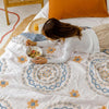 BohoHaven Blanket – Baumwoll-Decke mit Mandala-Muster für drinnen & draußen