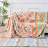 BohoWeave – Baumwoll Wende-Decke mit Jacquard- und Boho-Muster