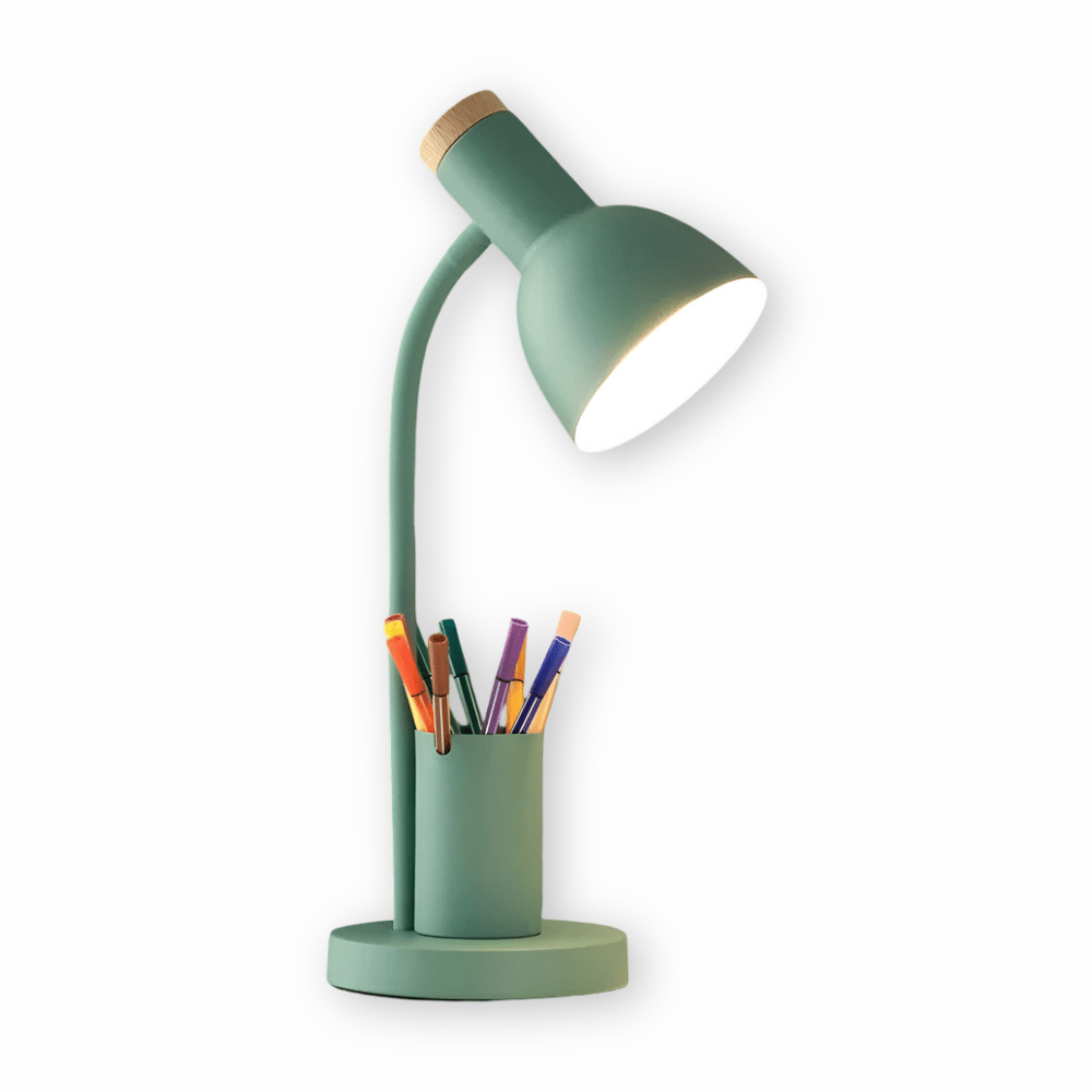 BeamKeeper – LED Tischlampe mit Stifthalter für Ordnung & Stil