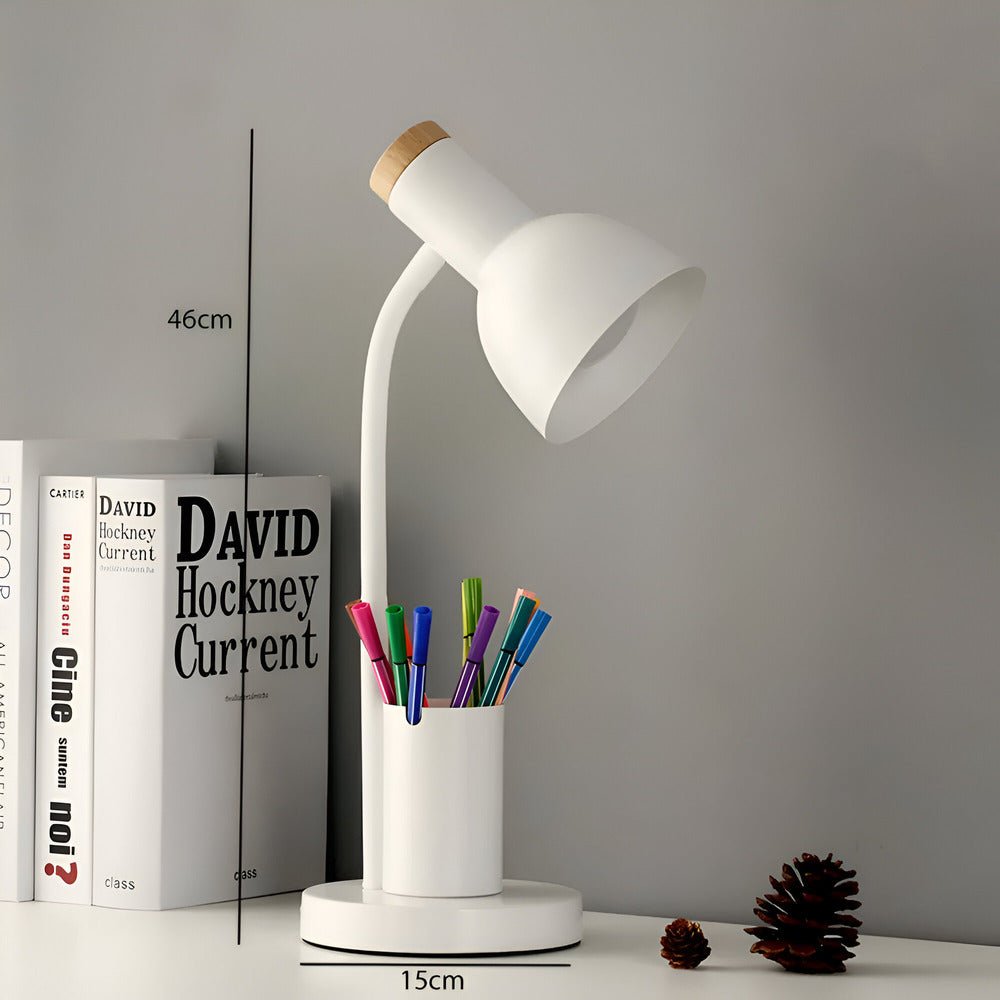 BeamKeeper – LED Tischlampe mit Stifthalter für Ordnung & Stil