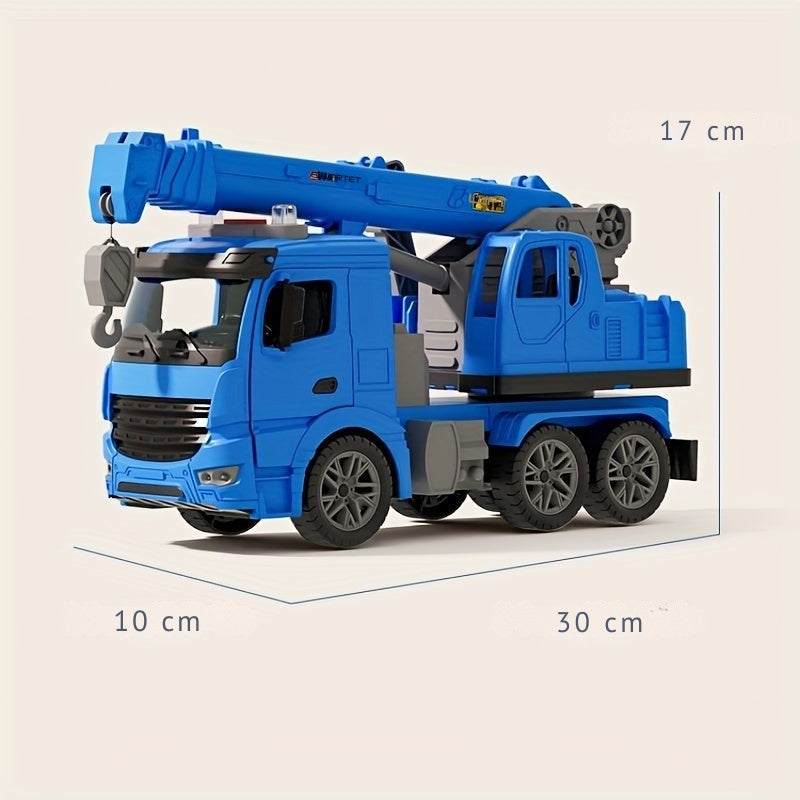 BuildPlay – Camion gru giocattolo con luci e suoni