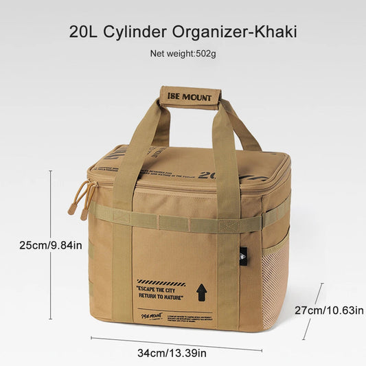 CAMPING CADDY – Borsa organizer da 20L per esterni, viaggi e gite