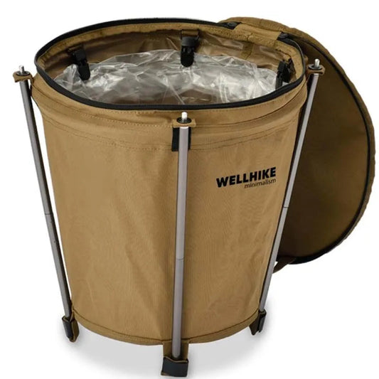 CAMPTRASH BIN – Cestino per rifiuti pieghevole da esterno per campeggio e festival