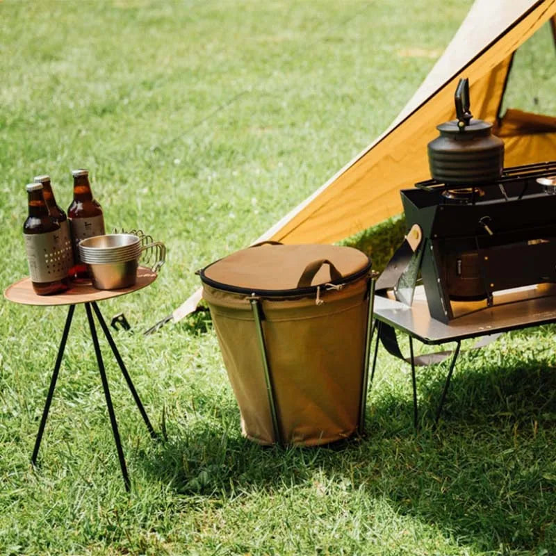 CAMPTRASH BIN – Cestino per rifiuti pieghevole da esterno per campeggio e festival