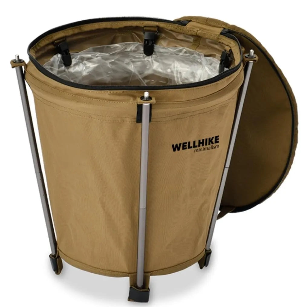 CAMPTRASH BIN – Cestino per rifiuti pieghevole da esterno per campeggio e festival