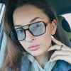 CANDYSHADES – Occhiali da sole quadrati alla moda con protezione UV400 per donna