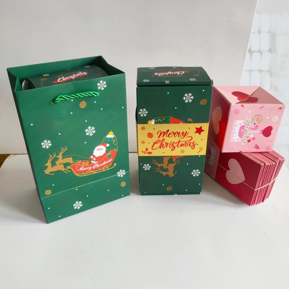Caja de regalo sorpresa LumiAura | Elegante caja emergente de recuerdos para cumpleaños, aniversarios y celebraciones