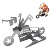 CHICKENMASTER – Supporto per pollo in acciaio inox per BBQ succulento con portabottiglie di birra