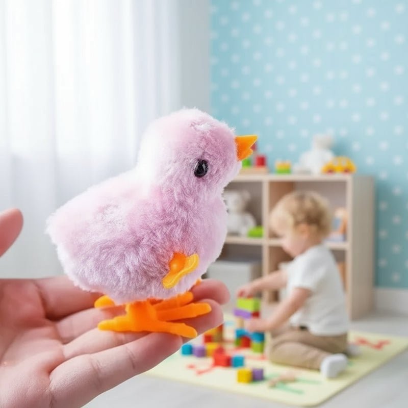 CHIRPYPAW – Aufziehbares Plüschhuhn-Spielzeug für Katzen zum Spielen und Jagen 0