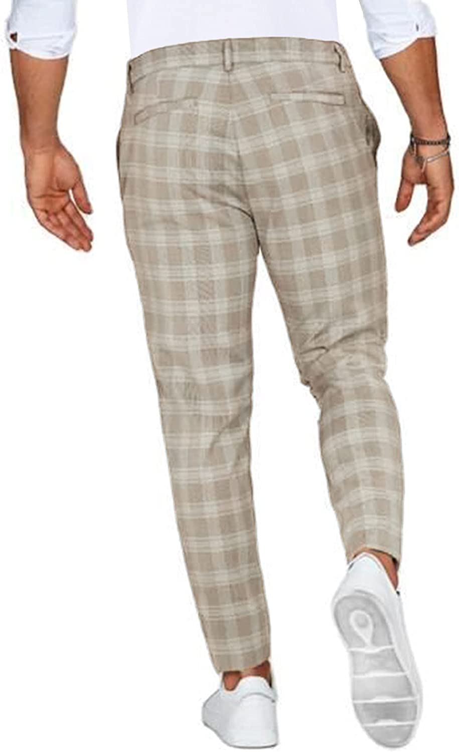 CHRIS CASUAL – Herren Chinohose mit Karomuster für stilvolle Alltagslooks