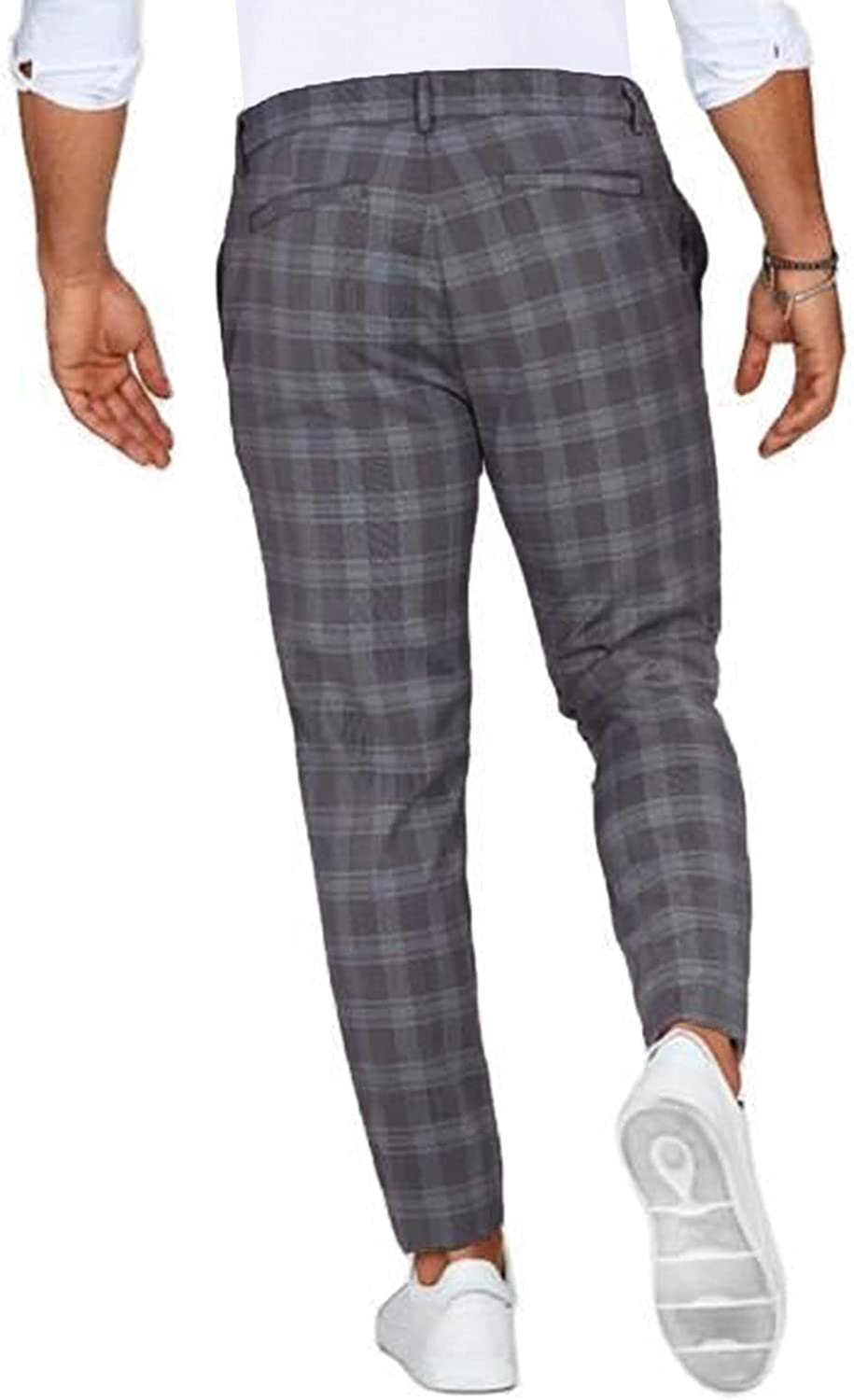 CHRIS CASUAL – Herren Chinohose mit Karomuster für stilvolle Alltagslooks
