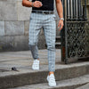 CHRIS CASUAL – Herren Chinohose mit Karomuster für stilvolle Alltagslooks
