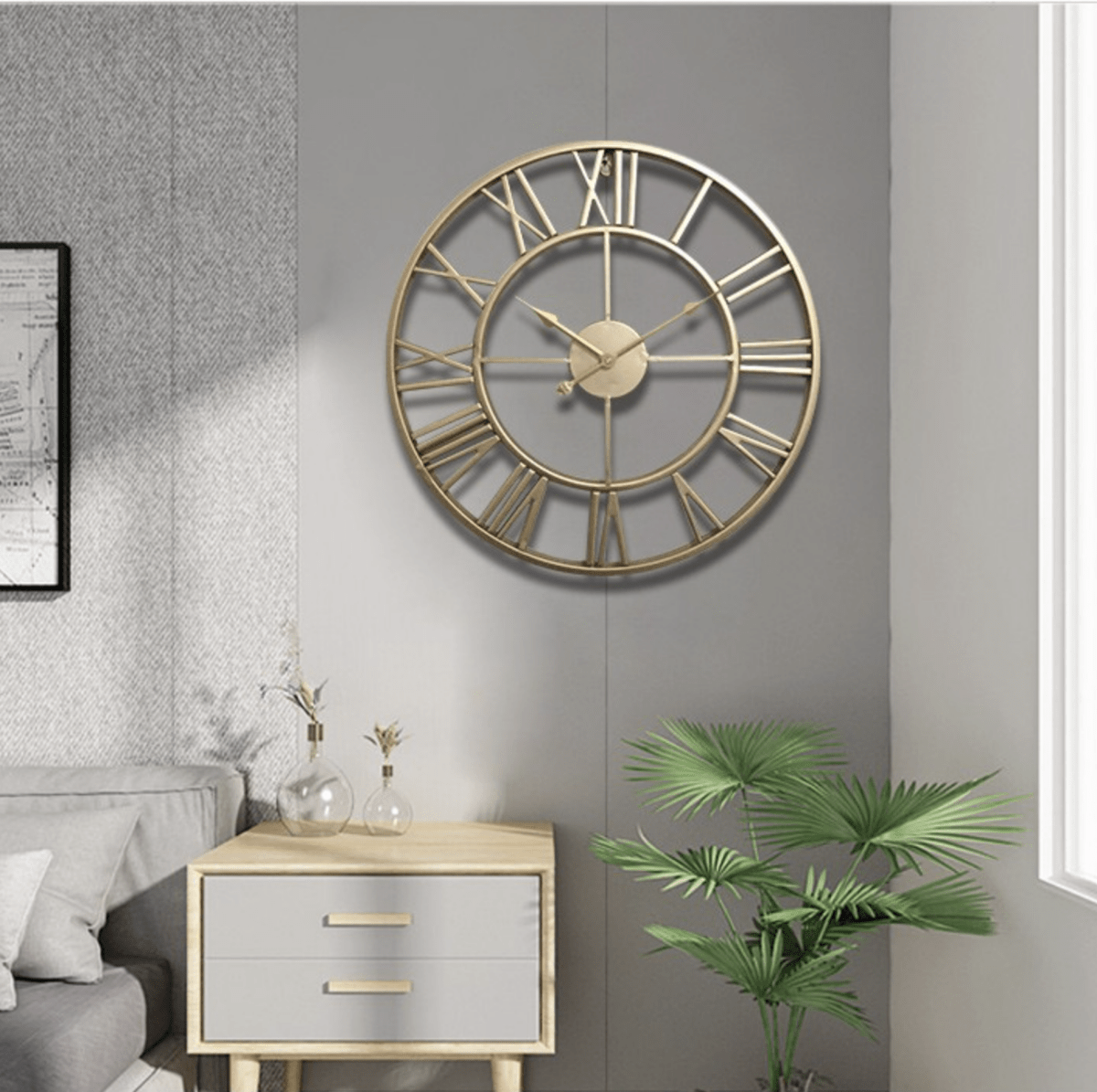 CHRONORA – Skelett-Wanduhr aus Schmiedeeisen mit geräuschlosem Uhrwerk 2